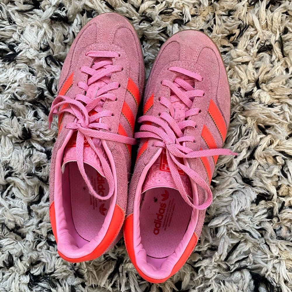 Adidas Gazelle Indoor 6.5W Electric Pink and Neon Orange